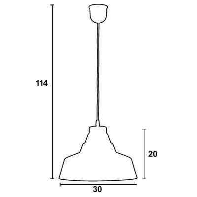 Φωτιστικό μονόφωτο αλουμίνιο λευκό Ε27 Φ30