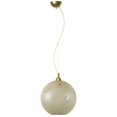 Φωτιστικό μονόφωτο γυαλί μελί Ε27 Φ30