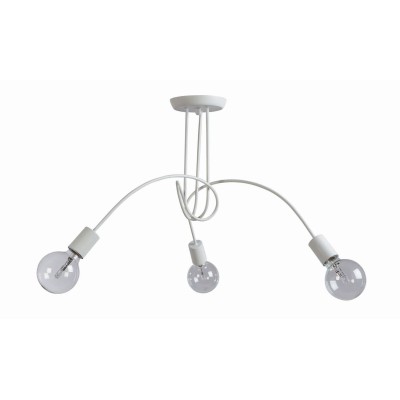 Φωτιστικό Πολύφωτο 3φ Μέταλλο λευκό Ε27