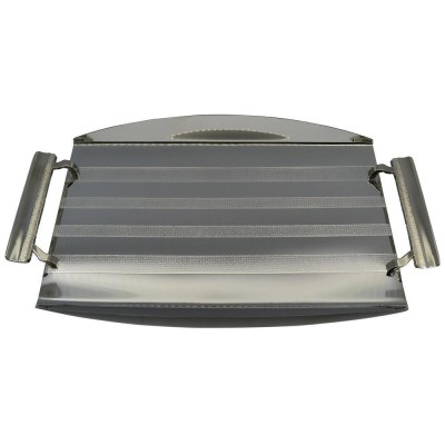 ΣΕΤ 2τεμ. ΔΙΣΚΟΙ ΣΕΡΒΙΡΙΣΜΑΤΟΣ INOX (Μικρός 36x22,6 εκ) (Μεγάλος 43x29,6 εκ.)