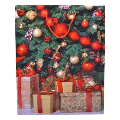 ΤΣΑΝΤΑ ΣΥΣΚΕΥΑΣΙΑΣ ME ΚΟΡΔΟΝΙ ΧΡΙΣΤΟΥΓΕΝΝΙΑΤΙΚΕΣ ΜΠΑΛΕΣ 33x10x44εκ.ANKOR