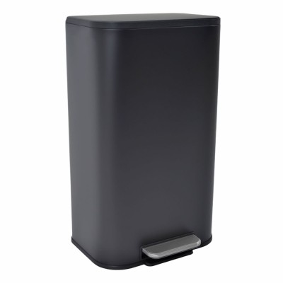 ΚΑΔΟΣ ΑΠΟΡΡΙΜΑΤΩΝ SOUL 30L SOFT CLOSE ΙΝΟΧ ΜΑΥΡΟ ΜΑΤ ANKOR