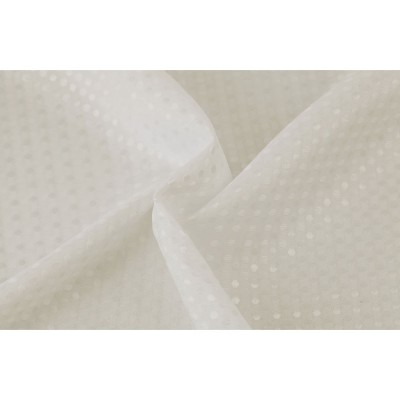 ΚΟΥΡΤΙΝΑ ΠΟΛΥΕΣΤΕΡΙΚΗ 180x180εκ 115gsm ΜΕ 12 ΚΡΙΚΟΥΣ ΣΕ ΜΠΕΖ ΧΡΩΜΑ ANKOR