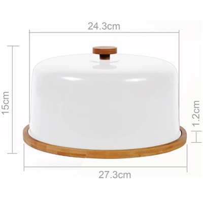 ΤΟΥΡΤΙΕΡΑ ΜΠΑΜΠΟΥ ΜΕ ΑΣΠΡΟ ΠΛΑΣΤΙΚΟ ΚΑΠΑΚΙ 27,5x15εκ.ANKOR