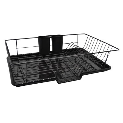 ΠΙΑΤΟΘΗΚΗ ΜΕΤΑΛΛΙΚΗ ΜΑΥΡΗ 48x30x11εκ.ANKOR