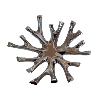 Κουπ Κεραμικό Διακοσμητικό Ασημί