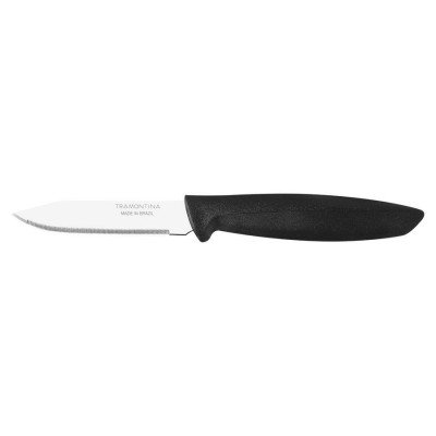 ΜΑΧΑΙΡΙ ΓΕΝ.ΧΡΗΣΗΣ 8cm MICROSERRATED 23433/003 PLENUS-BLACK - TRAMONTINA