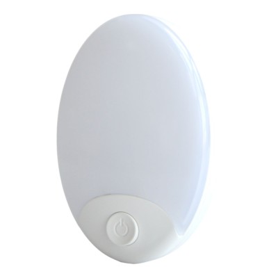 ΦΩΤΑΚΙ ΝΥΚΤΟΣ LED 1W ΜΕ ΔΙΑΚΟΠΤΗ ΚΑΙ ΘΕΡΜΟ ΦΩΣ 3000K 8,8x5,6x6εκ. ANKOR