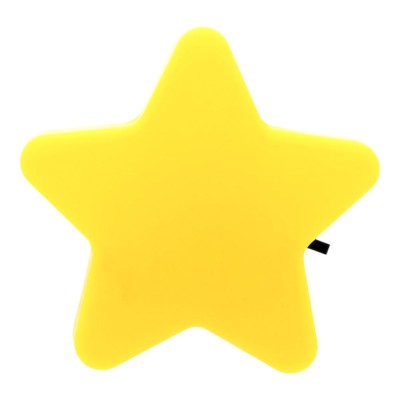 ΦΩΤΑΚΙ ΝΥΚΤΟΣ LED 0,2W ΜΕ ΔΙΑΚΟΠΤΗ ΣΕ ΣΧΗΜΑ ΑΣΤΕΡΙ ΚΙΤΡΙΝΟ 8x8x6εκ. ANKOR