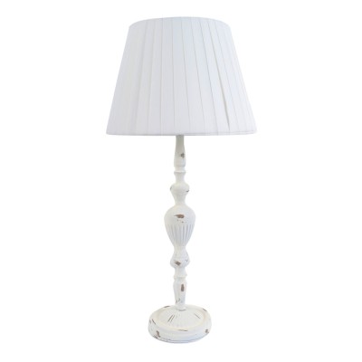 ΦΩΤΙΣΤΙΚΟ ΕΠΙΤΡΑΠΕΖΙΟ ΜΠEZ ΑΝΤΙΚΕ ΜΕ ΠΛΙΣΕ ΑΣΠΡΟ ΚΑΠΕΛΟ 28x28x57εκ.ANKOR