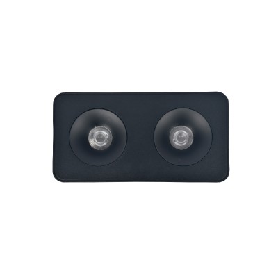 InLight Downlight σποτ 2*8W 3CCT σε μαύρη απόχρωση (X00270B)