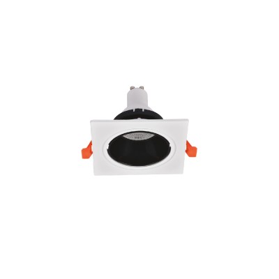 Inlight Downlight σποτ GU10 σε λευκή και μαύρη απόχρωση (X00320WB)
