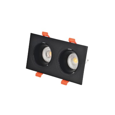 Inlight Downlight σποτ GU10 σε μαύρη απόχρωση (X00330B)