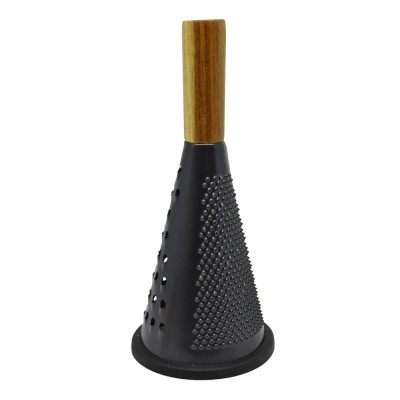 ΤΡΙΦΤΗΣ ΣΤΡΟΓΓΥΛΟΣ INOX ΜΑΥΡΟΣ 11,5x11,5x25,5 εκ.ANKOR