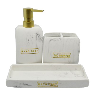 ΣΑΠΟΥΝΟΘΗΚΗ ΠΟΛΥΕΣΤΕΡΙΚΗ ΑΣΠΡΟ ΜΑΡΜΑΡΟ ΜΕ ΧΡΥΣΟ 21x10x2,5εκ.ANKOR