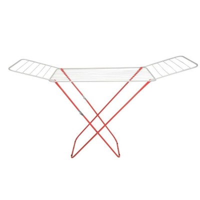 ΑΠΛΩΣΤΡΑ ΔΑΠΕΔΟΥ ΜΕΤΑΛΛΙΚΗ ΠΤΥΣΣΟΜΕΝΗ 20m ΑΣΠΡΗ ΜΕ ΚΟΚΚΙΝΑ ΠΟΔΙΑ ANKOR