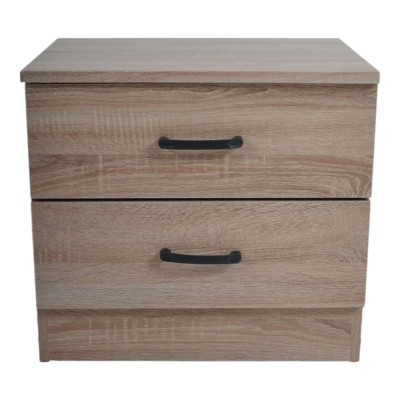 ΚΟΜΟΔΙΝΟ ΞΥΛΙΝΟ ΜΕ ΔΥΟ ΣΥΡΤΑΡΙΑ ΣΕ ΦΥΣΙΚΟ ΧΡΩΜΑ 48x38x43εκ. ANKOR