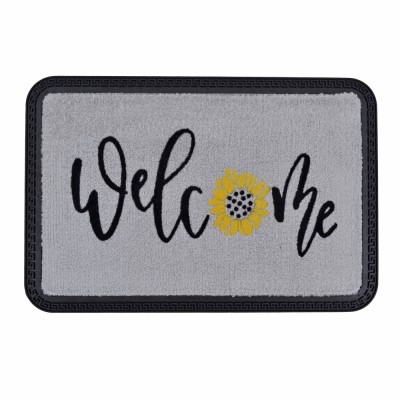 ΠΟΔΟΜΑΚΤΡΟ ΓΚΡΙ ΜΟΚΕΤΑ WELCOME ΜΕ ΚΑΟΥΤΣΟΥΚ ΠΛΑΤΗ 40x60εκ.ANKOR
