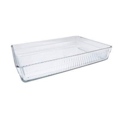 ΠΥΡΙΜΑΧΟ ΤΑΨΙ ΓΥΑΛΙΝΟ ΟΡΘΟΓΩΝΙΟ ΡΙΓΕ 3,6lt 34,7x24,7x5,1εκ. ANKOR