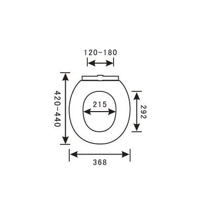 ΚΑΠΑΚΙ ΤΟΥΑΛΕΤΑΣ ΡΡ SOFT CLOSE ΑΣΠΡΟ 36,8x44εκ.ANKOR