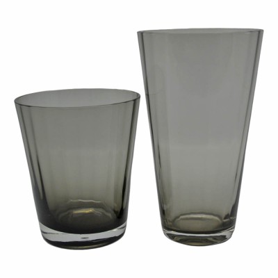 ΣΕΤ ΠΟΤΗΡΙΑ 6 ΤΕΜΑΧΙΩΝ ΓΥΑΛΙΝΑ PREMIUM 440ml SMOKE ΧΡΩΜΑ ANKOR