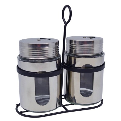 ΣΕΤ 2 ΒΑΖΑ ΜΠΑΧΑΡΙΚΩΝ ΜΕ ΜΕΤΑΛΛΙΚΗ ΒΑΣΗ 15,5x7,5x17,5εκ. ANKOR