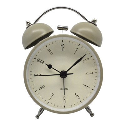 ΞΥΠΝΗΤΗΡΙ ΜΕΤΑΛΛΙΚΟ ΑΘΟΡΥΒΟ ΡΕΤΡΟ ΣΕ TAUPE ΜΑΤ ΧΡΩΜΑ 8,5x5x11,8εκ. ANKOR