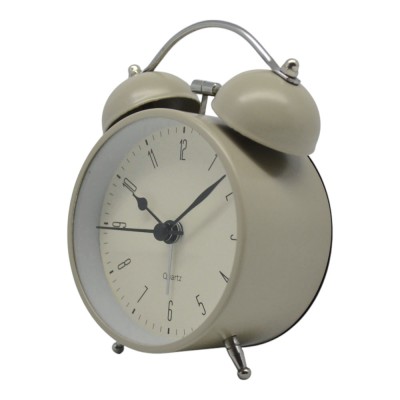 ΞΥΠΝΗΤΗΡΙ ΜΕΤΑΛΛΙΚΟ ΑΘΟΡΥΒΟ ΡΕΤΡΟ ΣΕ TAUPE ΜΑΤ ΧΡΩΜΑ 8,5x5x11,8εκ. ANKOR