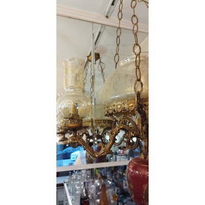 Φωτιστικό Μπρούτζινο Τετράφωτο