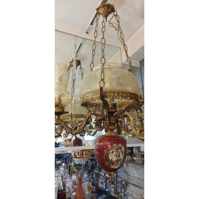 Φωτιστικό Μπρούτζινο Τετράφωτο