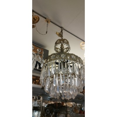 Φωτιστικό Πολυέλαιος Μπρούτζινος 7Φ