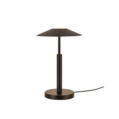 Inlight Επιτραπέζιο φωτιστικό σε μαύρο χρώμα LED 10W D:28x45cm (3063-BL)