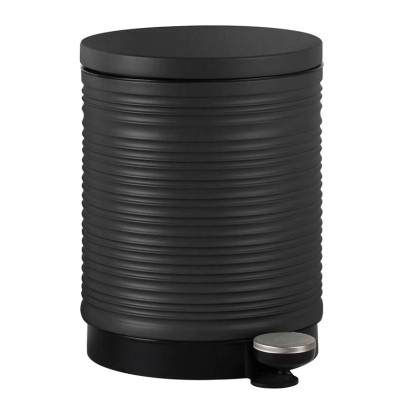 ΚΑΛΑΘΙ ΜΠΑΝΙΟΥ 5lt ΜΕΤΑΛΛΙΚΟ ΡΙΓΕ ΣΕ ΧΡΩΜΑ ΑΝΘΡΑΚΙ ΜΑΤ SOFT CLOSE ANKOR