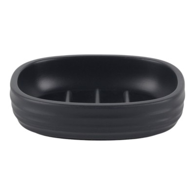 ΣΑΠΟΥΝΟΘΗΚΗ ΠΟΛΥΕΣΤΕΡΙΚΗ ΡΙΓΕ ΣΕ ΧΡΩΜΑ ΑΝΘΡΑΚΙ ΜΑΤ 11,8x9,3x3εκ. ANKOR