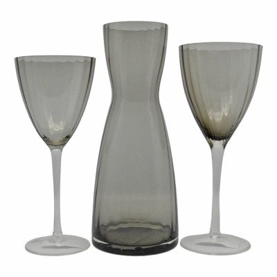 ΚΑΡΑΦΑ ΓΥΑΛΙΝΗ PREMIUM 1000ml SMOKE ΧΡΩΜΑ ANKOR