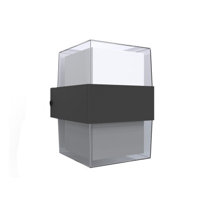 it-Lighting Louise LED 8W 3000K Outdoor Wall Lamp Anthracite D:10,5cmx13,3cm (80203341)