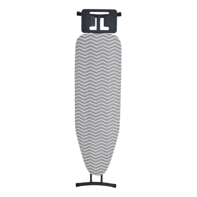 ΣΙΔΕΡΩΣΤΡΑ 38x124εκ ΜΑΥΡΗ ΜΑΤ 100% ΒΑΜΒΑΚΕΡΟ ΚΑΛΥΜΜΑ ΥΨΟΣ 78-95εκ. ANKOR