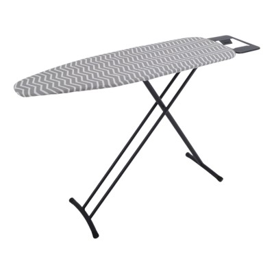 ΣΙΔΕΡΩΣΤΡΑ 38x124εκ ΜΑΥΡΗ ΜΑΤ 100% ΒΑΜΒΑΚΕΡΟ ΚΑΛΥΜΜΑ ΥΨΟΣ 78-95εκ. ANKOR