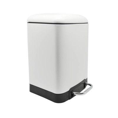 ΚΑΛΑΘΙ ΜΠΑΝΙΟΥ 6lt INOX ΑΣΠΡΟ SOFT CLOSE ANKOR