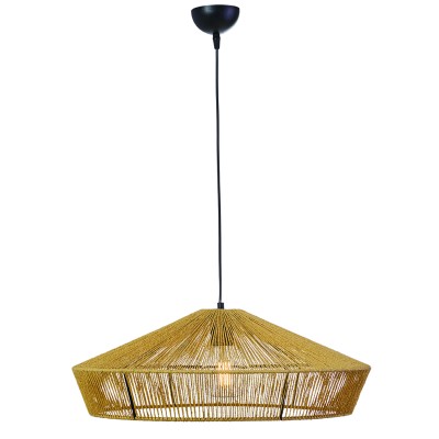 Φωτιστικό μονόφωτο σχοινί natural Ε27 Φ55