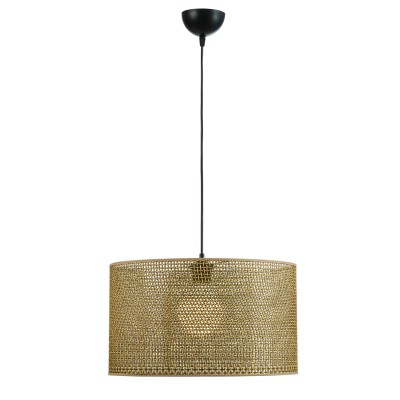 Φωτιστικό μονόφωτο αμπαζούρ πλέγμα Ε27 Φ40