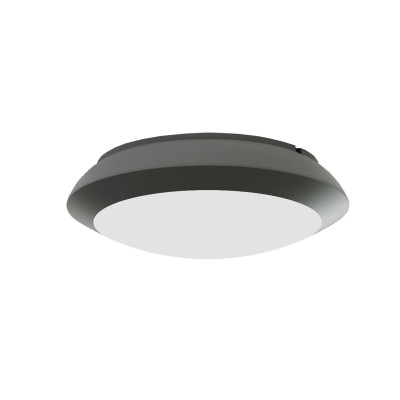 it-Lighting Champlain 1xE27 Outdoor Ceiling Light Anthracite D:90x285x285mm (80300844)