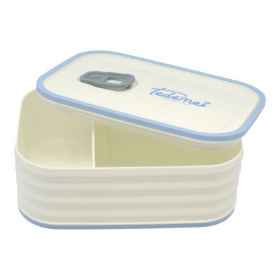 ΦΑΓΗΤΟΔΟΧΕΙΟ ΠΛΑΣΤΙΚΟ ΛΕΥΚΟ ΜΕ ΓΑΛΑΖΙΟ ΧΡΩΜΑ 0,95lt ANKOR