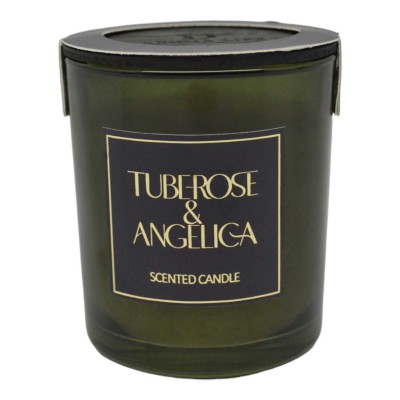 ΑΡΩΜΑΤΙΚΟ ΚΕΡΙ TUBEROSE & ANGELICA ΣΕ ΓΥΑΛΙΝΟ ΔΟΧΕΙΟ ΜΕ ΚΑΠΑΚΙ 7x7x7,8εκ. ANKOR