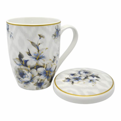 ΚΟΥΠΑ ΜΕ ΚΑΠΑΚΙ ΠΟΡΣΕΛΑΝΙΝΗ ΜΠΛΕ ΛΟΥΛΟΥΔΙΑ 340ml ANKOR