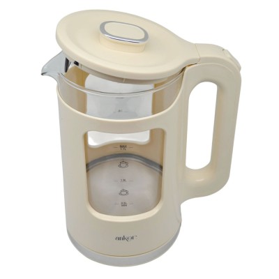 ΒΡΑΣΤΗΡΑΣ ANKOR 1,7lt 2200W ΠΥΡΙΜΑΧΟ ΓΥΑΛΙ ΜΠΕΖ ΧΡΩΜΑ