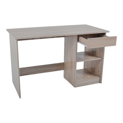 ΓΡΑΦΕΙΟ ΞΥΛΙΝΟ ΜΕ ΣΥΡΤΑΡΙ ΚΑΙ ΡΑΦΙΑ ΣΕ ΦΥΣΙΚΟ ΧΡΩΜΑ 120x60x75εκ. ANKOR