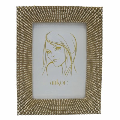 ΚΟΡΝΙΖΑ ΠΟΛΥΕΣΤΕΡΙΚΗ 15x20εκ. ΧΡΥΣΗ ΜΕ ΠΕΡΛΕΣ ANKOR