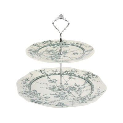 ΕΤΑΖΙΕΡΑ ΔΙΩΡΟΦΗ (27cm & 20cm) TIFFANY-GREEN 24324 - ORIANA FERELLI®