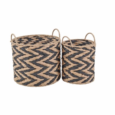 ΣΕΤ 2 ΤΕΜΑΧΙΩΝ ΚΑΛΑΘΙΑ ΨΑΘΙΝΑ ΣΕ ΜΑΥΡΟ ΚΑΙ ΦΥΣΙΚΟ ΧΡΩΜΑ ANKOR